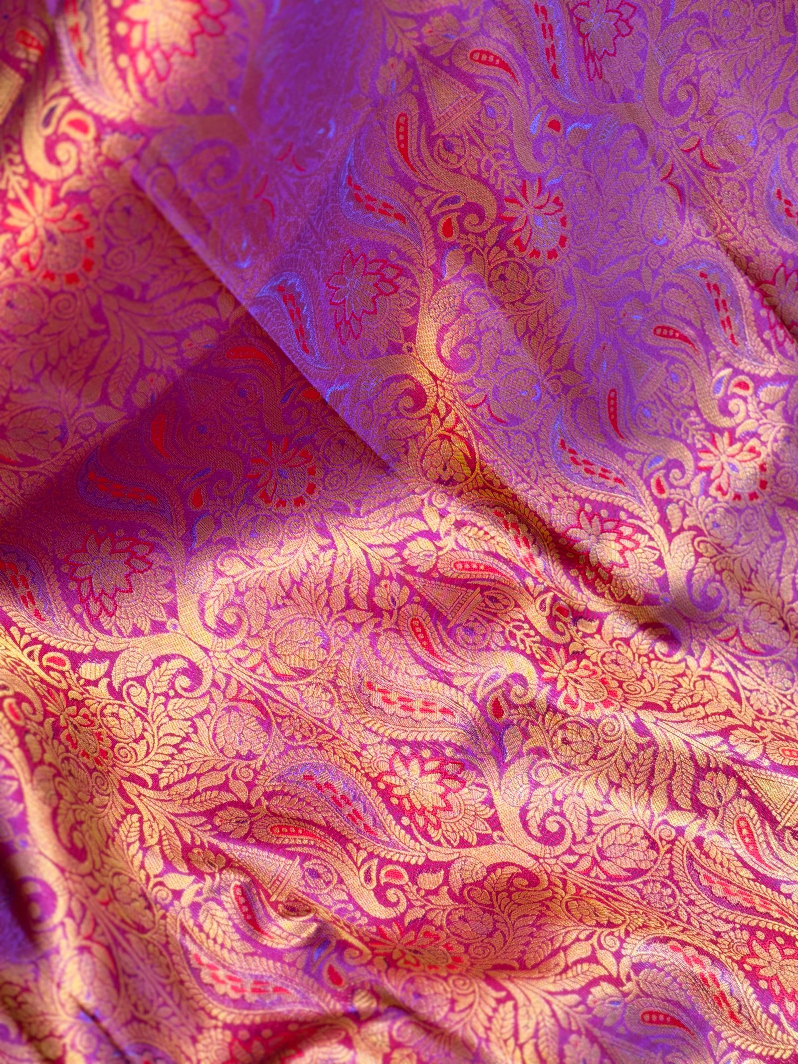Bridal kanjivaram Semi SIlk Saree image 6