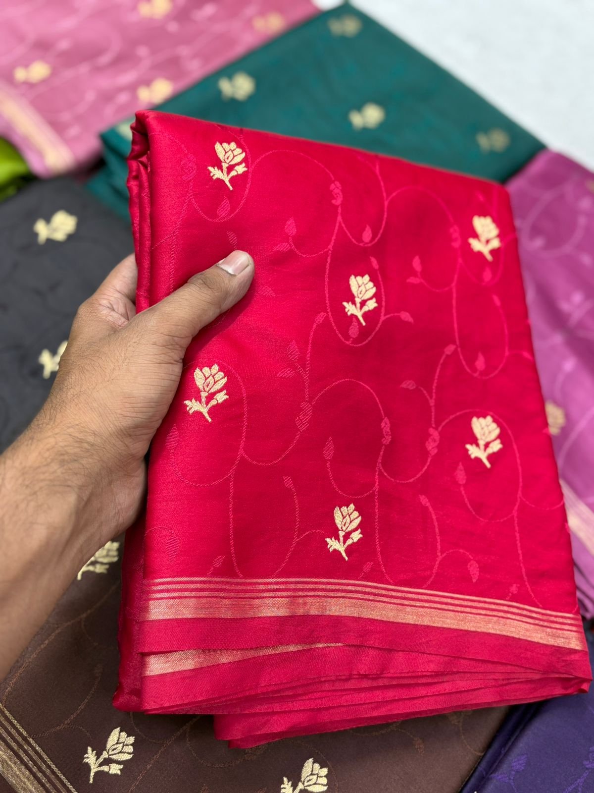 Premium Quality Gaji Silk saree image 15