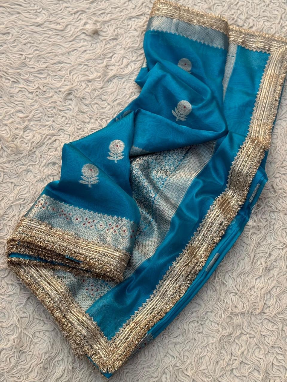 BANARASI TISSUE SILK SAREE image 11