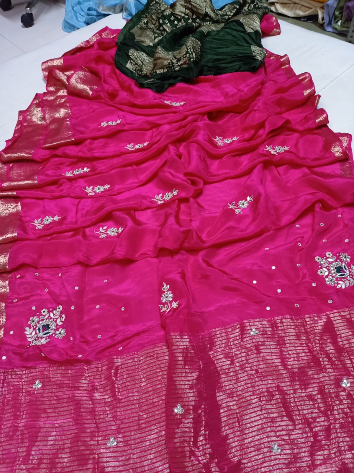 H.O Fabric Saree image 8