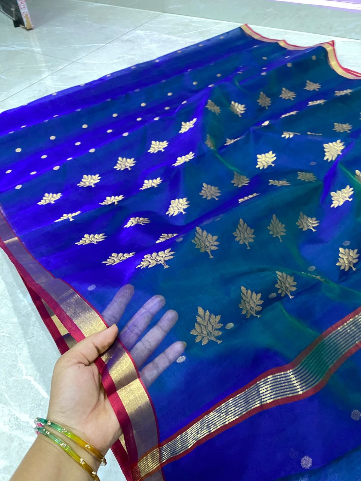 19 Silk Katan Saree image 4