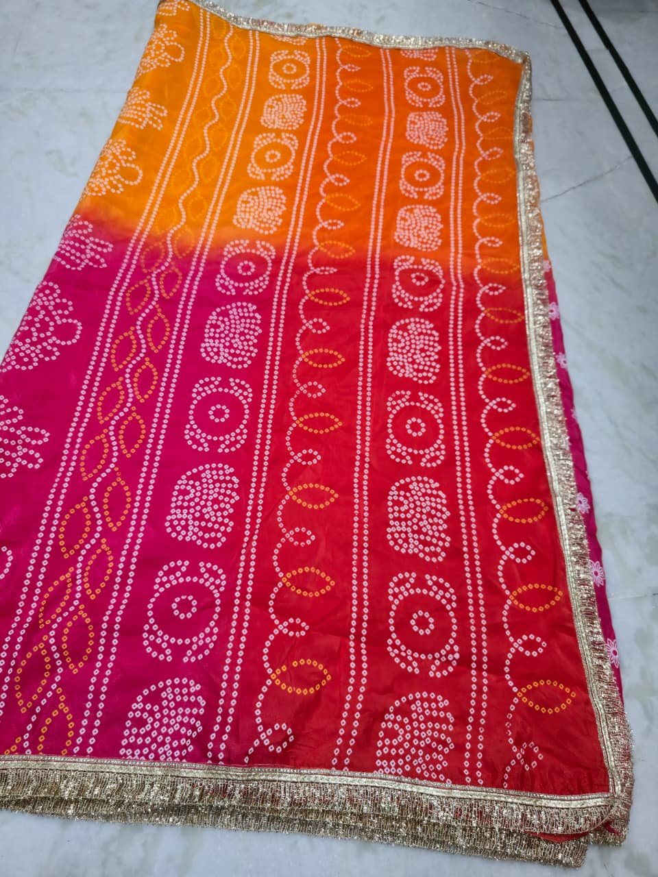 Upada silk with beautiful rose zari weaving saree image 12