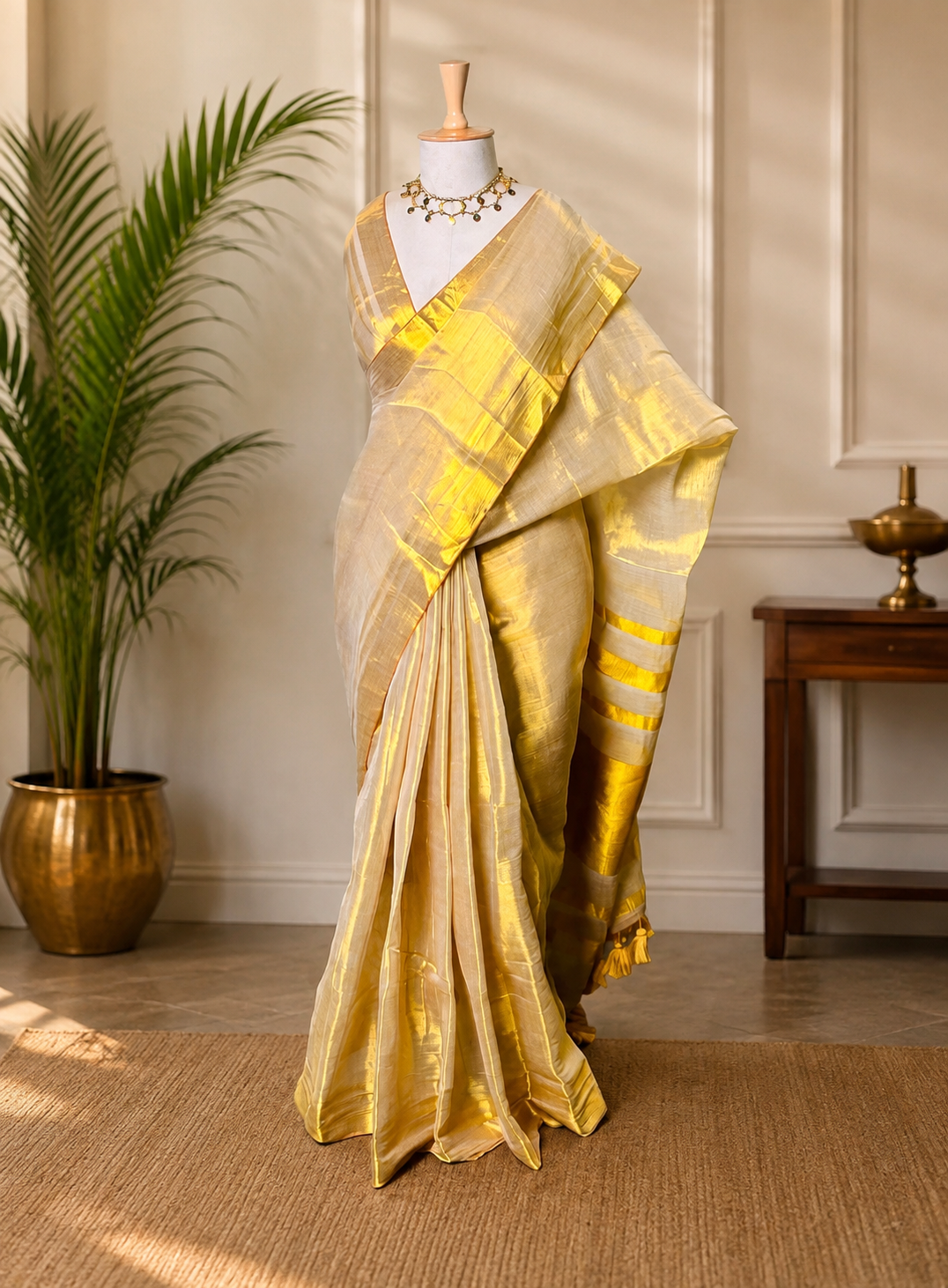 Tissue Kasavu Saree