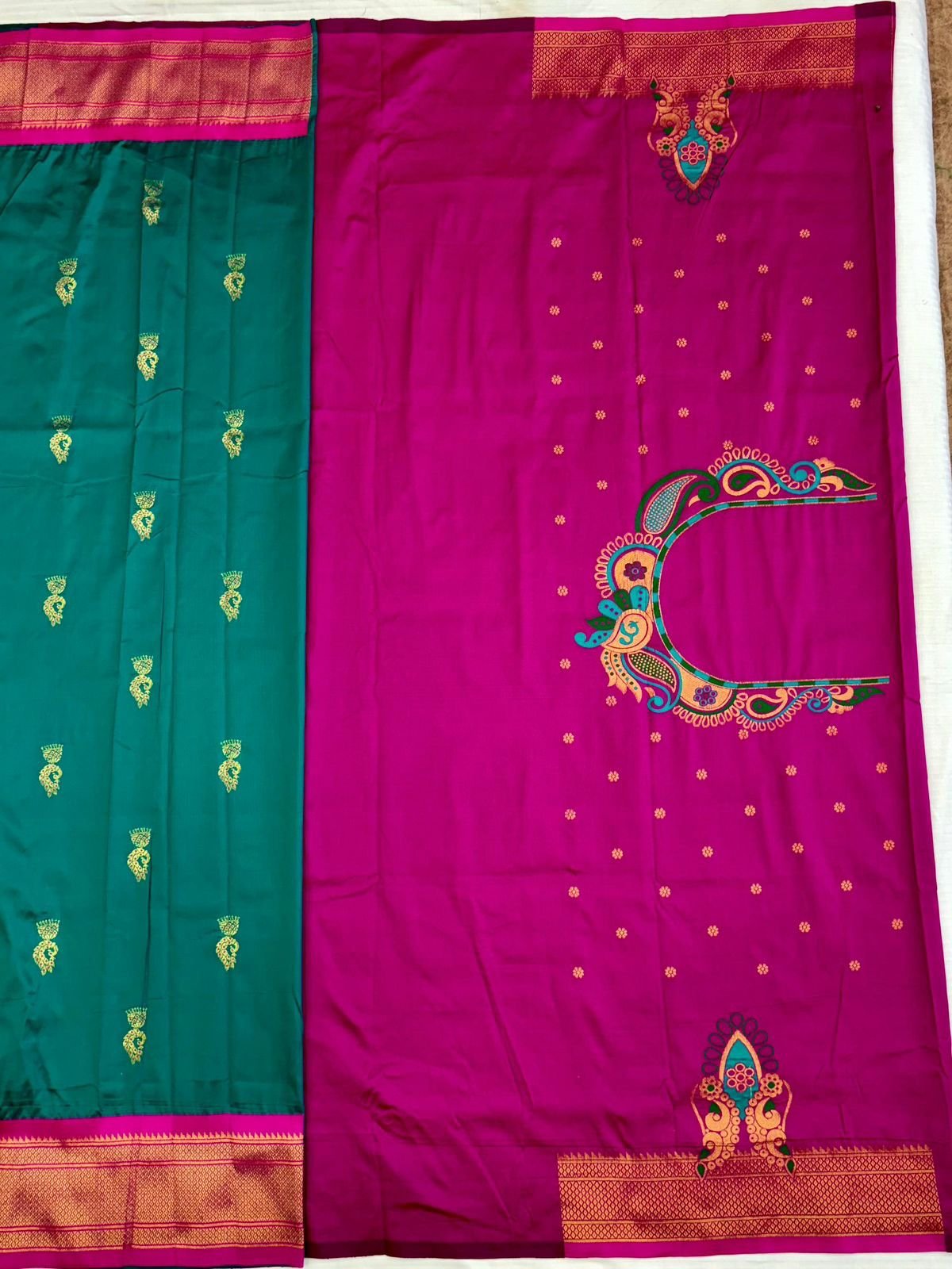 Mayuri Zhumka Kadiyal Paithani image 4