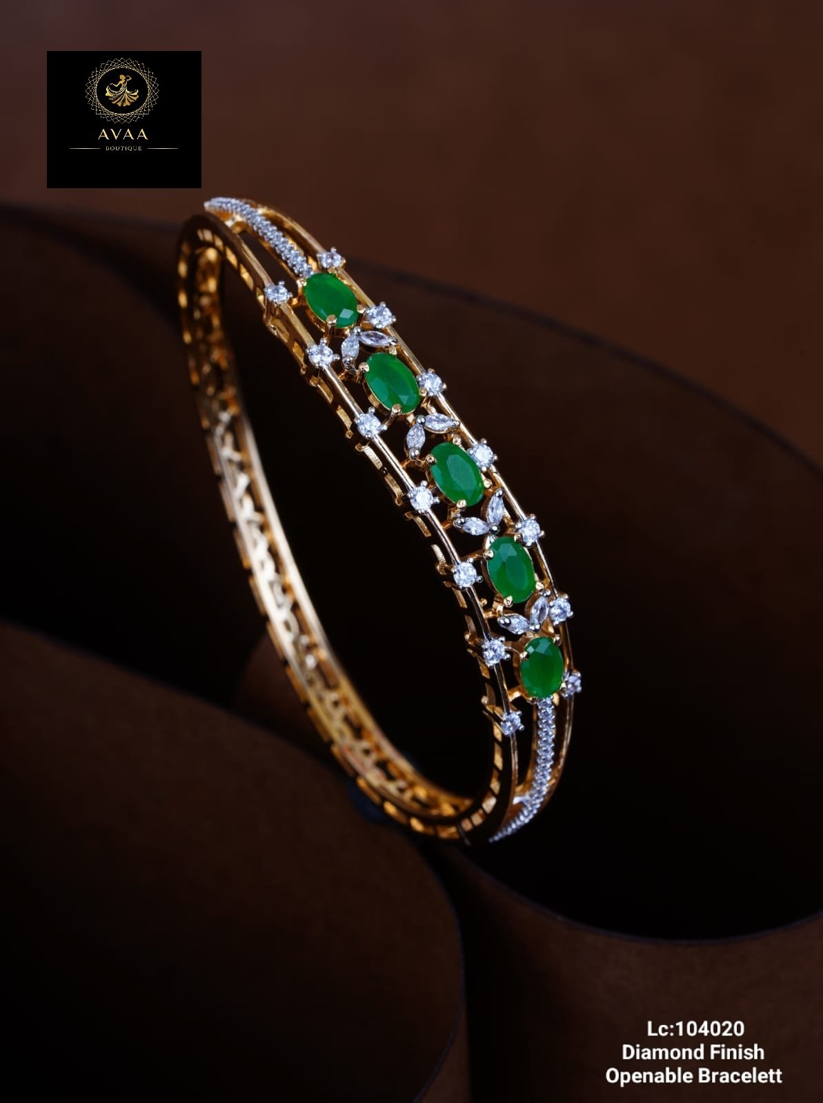 Diamond Bracelet Green