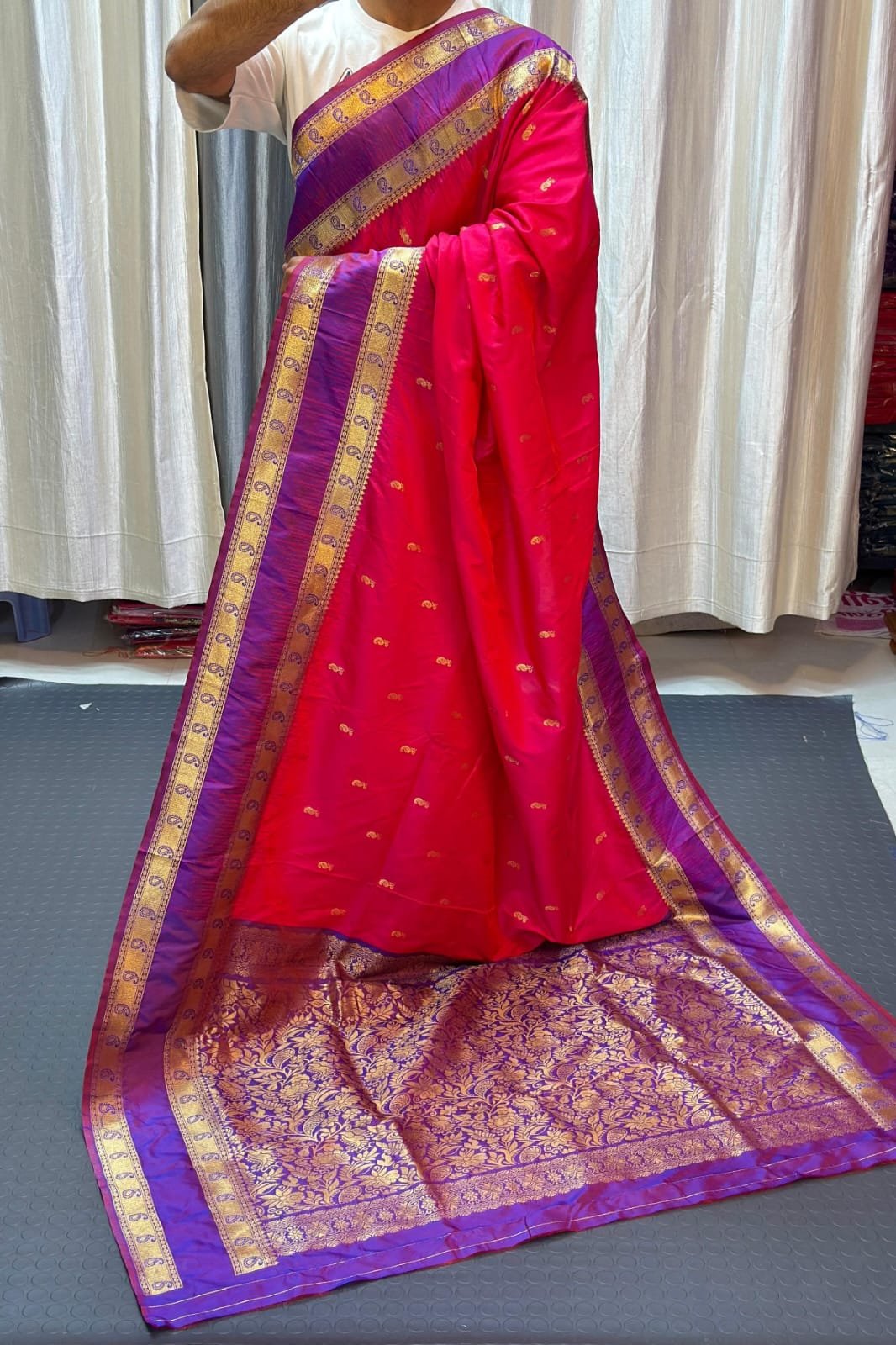 Kanjivaram Paithani Saree image 9