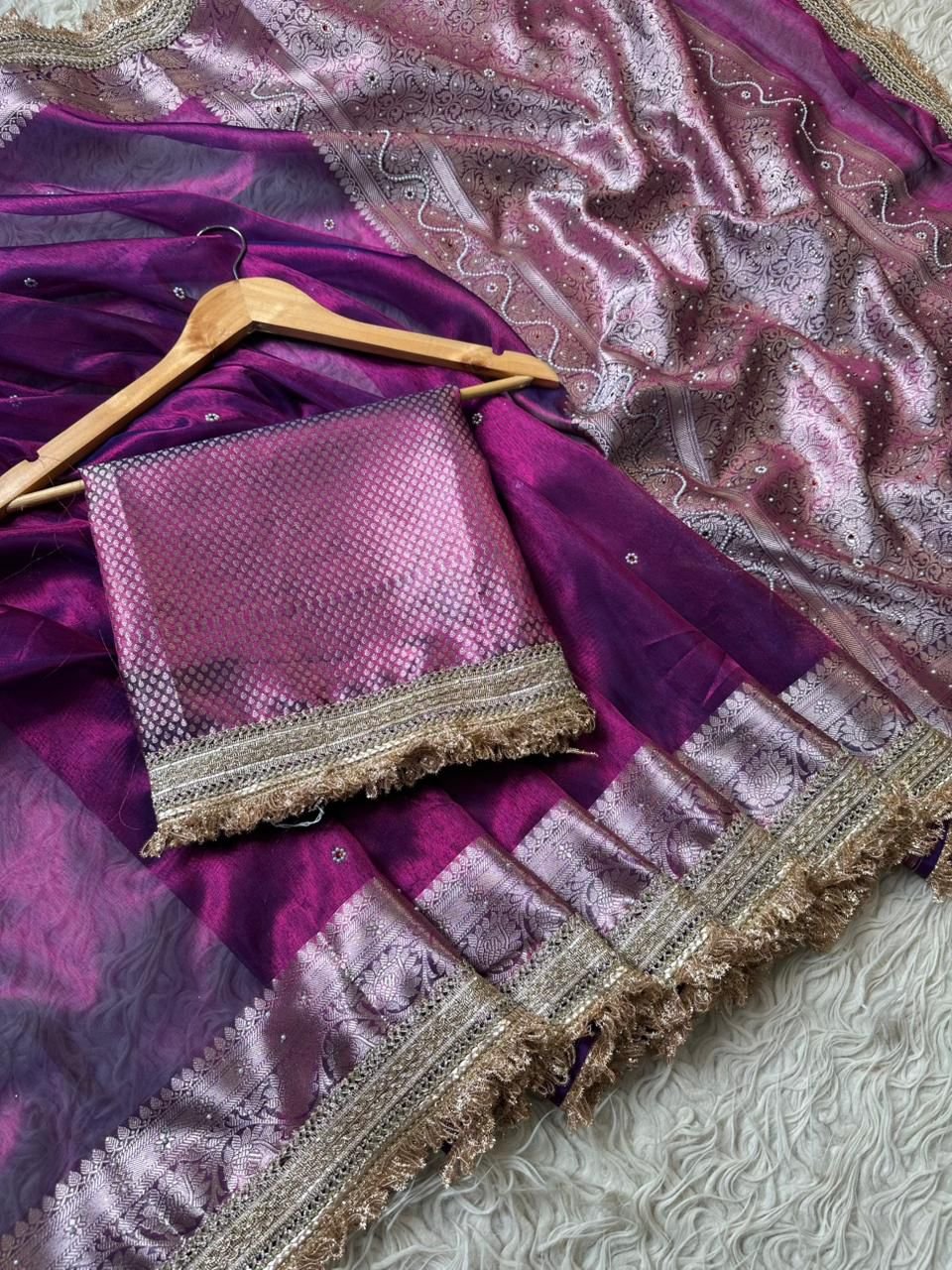 5 Banarasi Tissue Silk image 18