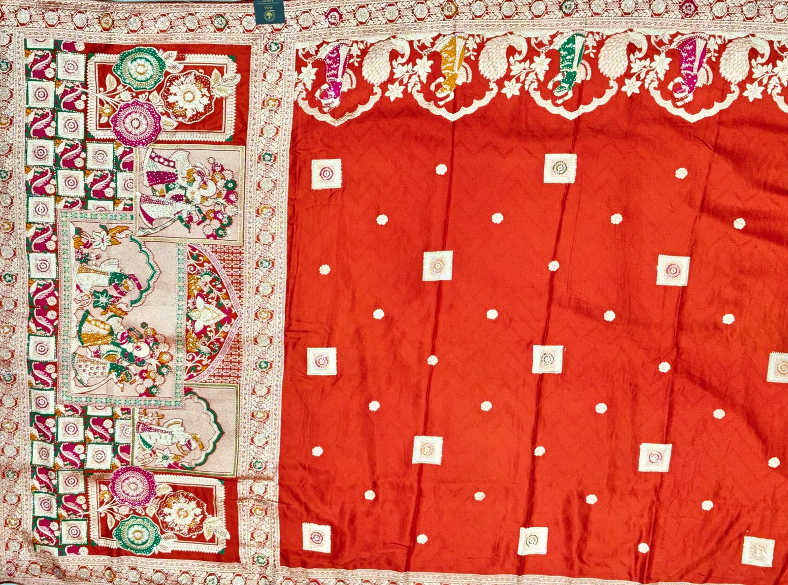 Bridal Satin Silk Saree