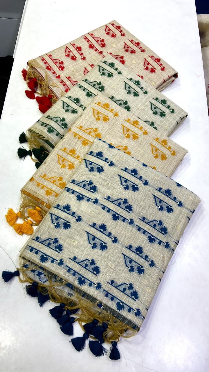 Khadi Cotton Feel Saree