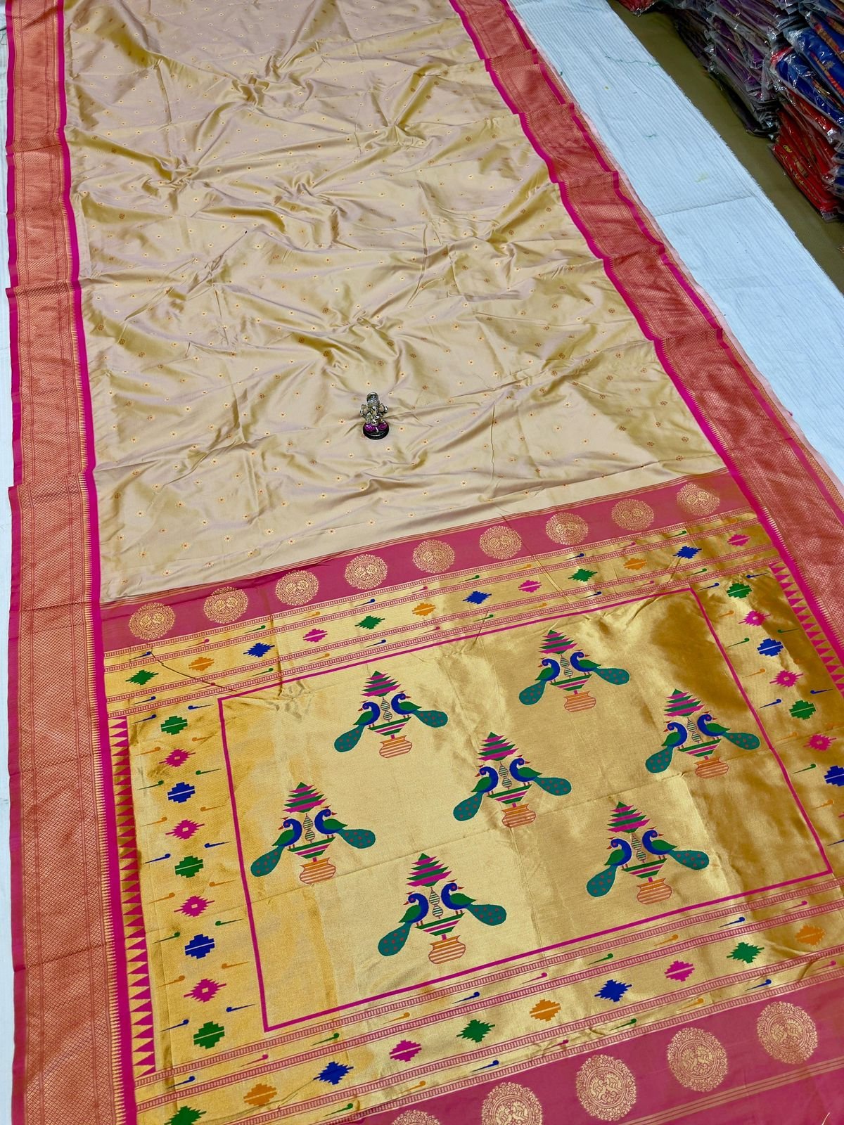 9 Vaar Aisha Traditional Pallu Paithani image 5