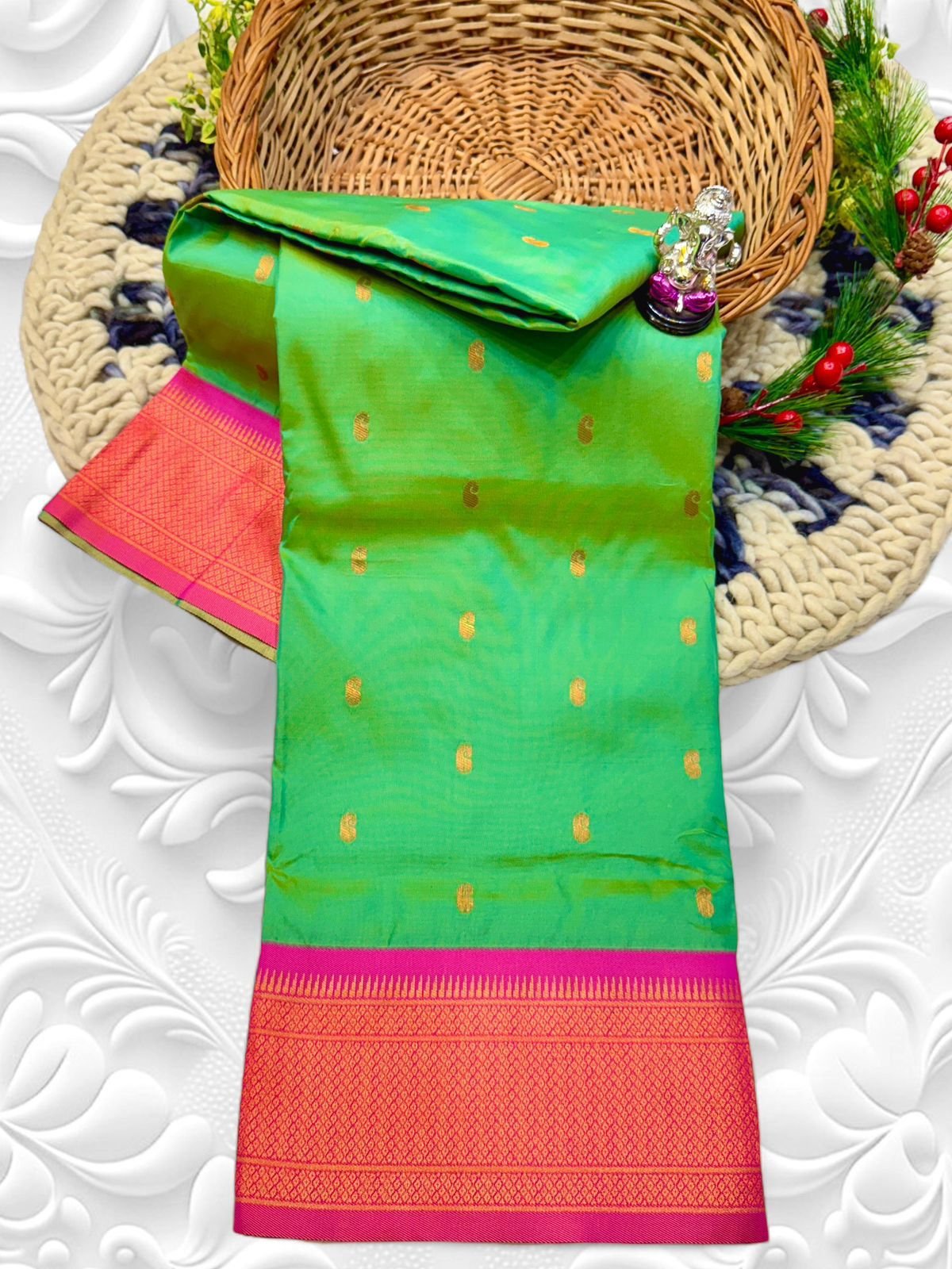 Shrija Kadiyal Paithani image 6