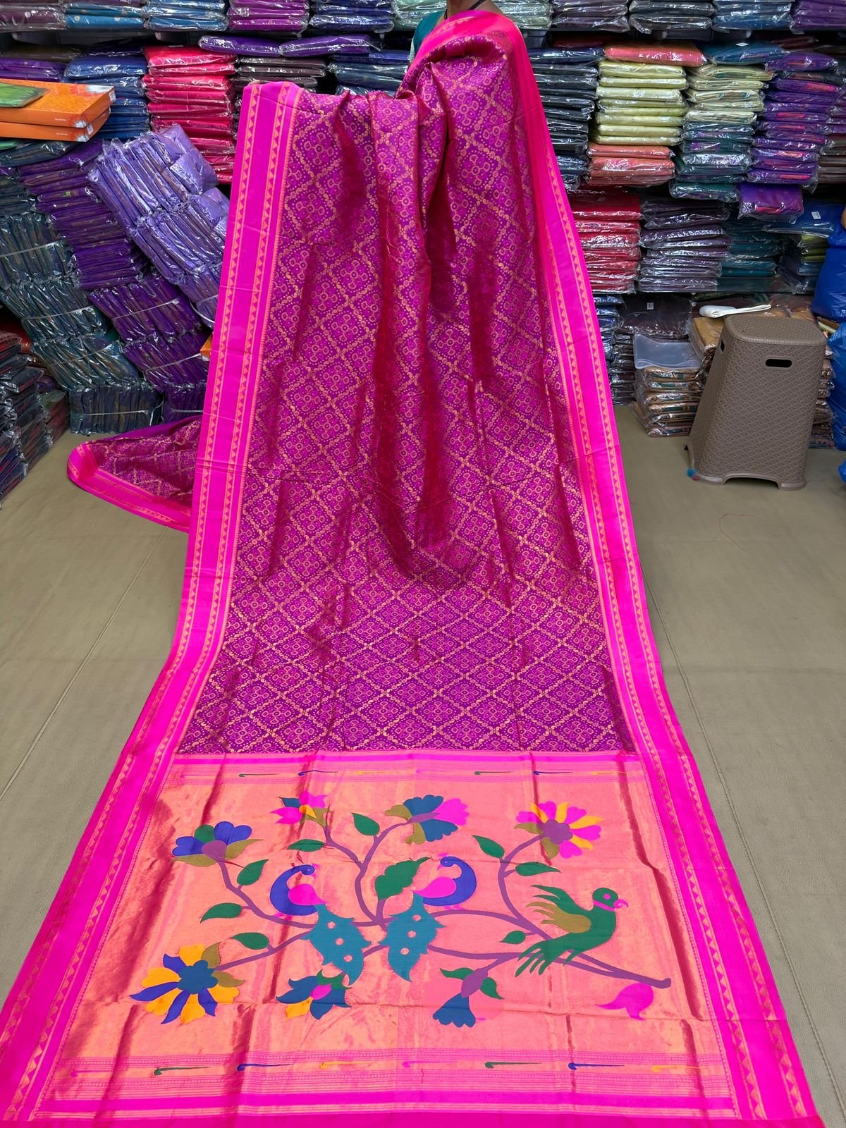 Rajasthani Bandhani Paithani image 16
