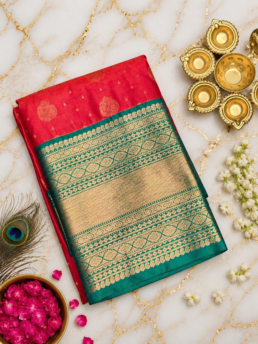 1 Korvai Kanchi Semi Silk Sarees image 38