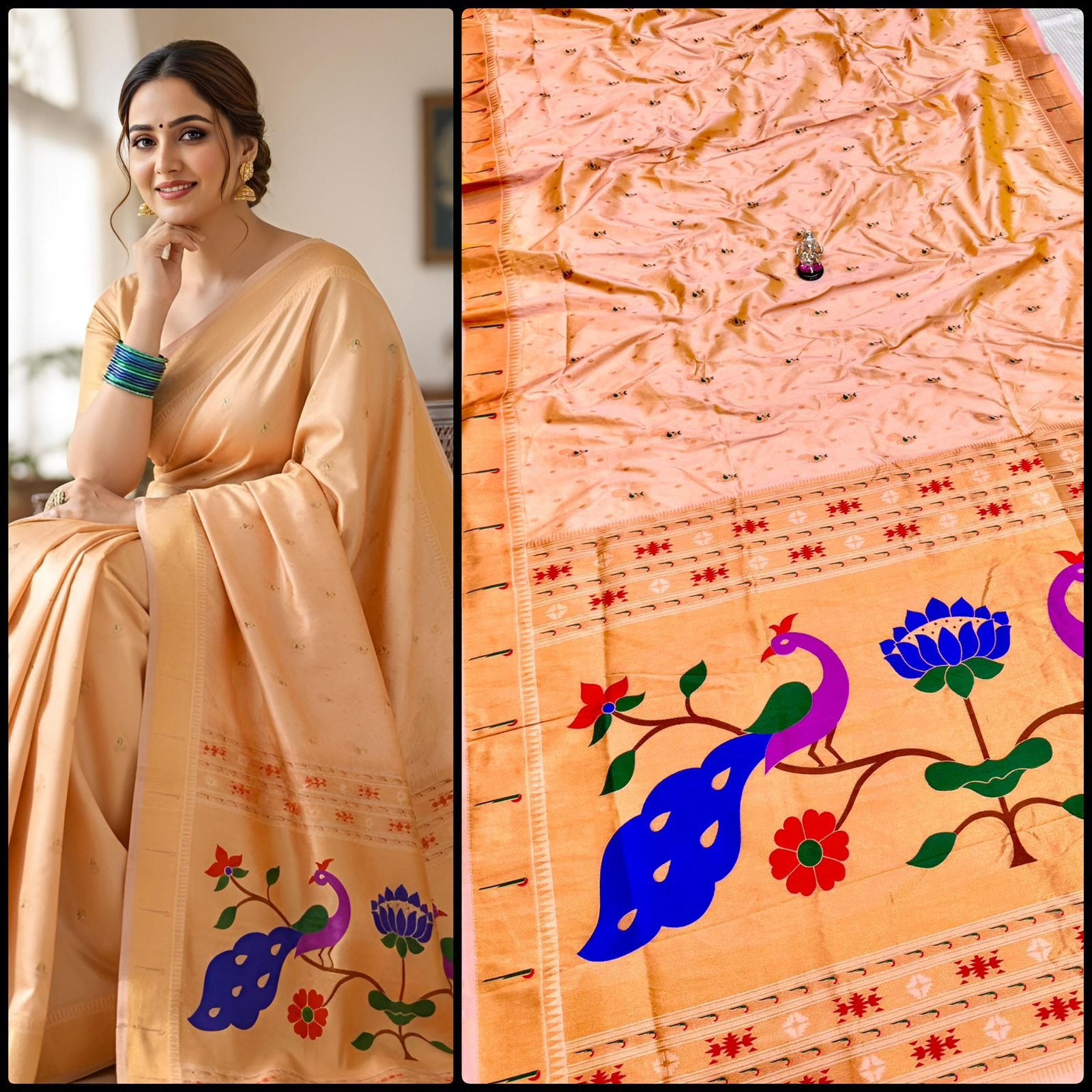 Tejasvi Muniyaa Paithani image 8