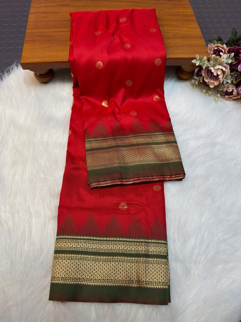 Traditional Erkal Paithani image 27