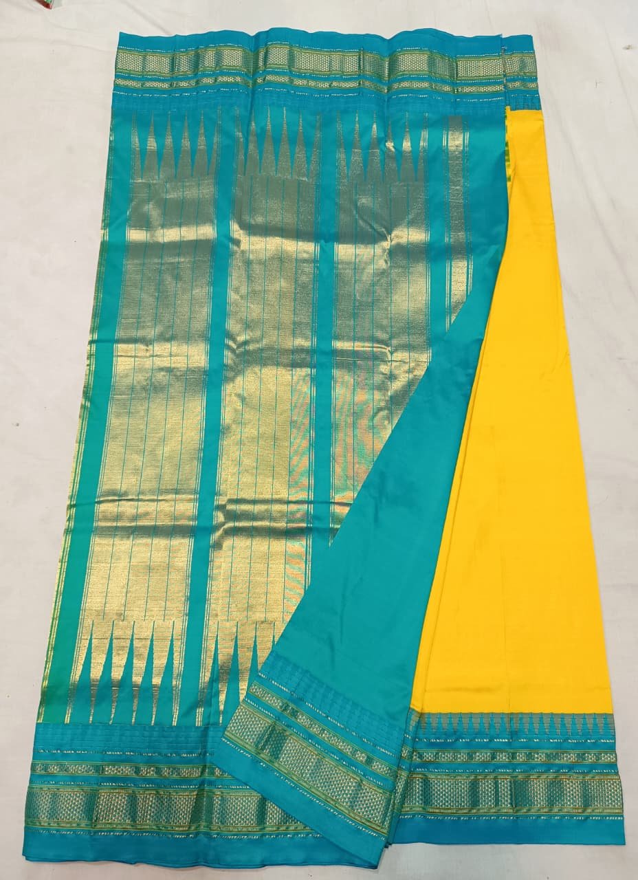 Chandrakor Paithani Pure Silk image 65