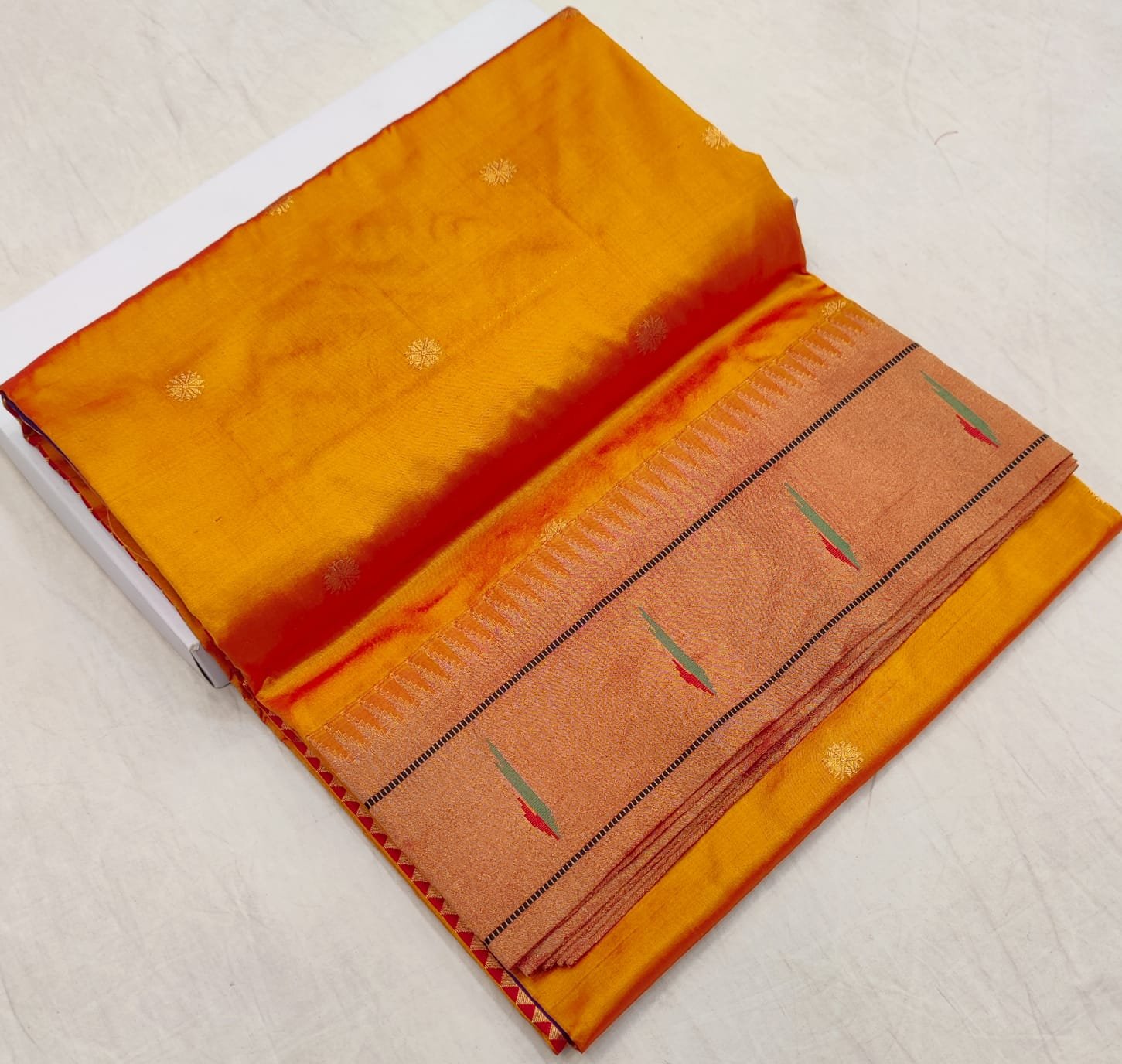 Muniya Paithani Pure Silk image 20