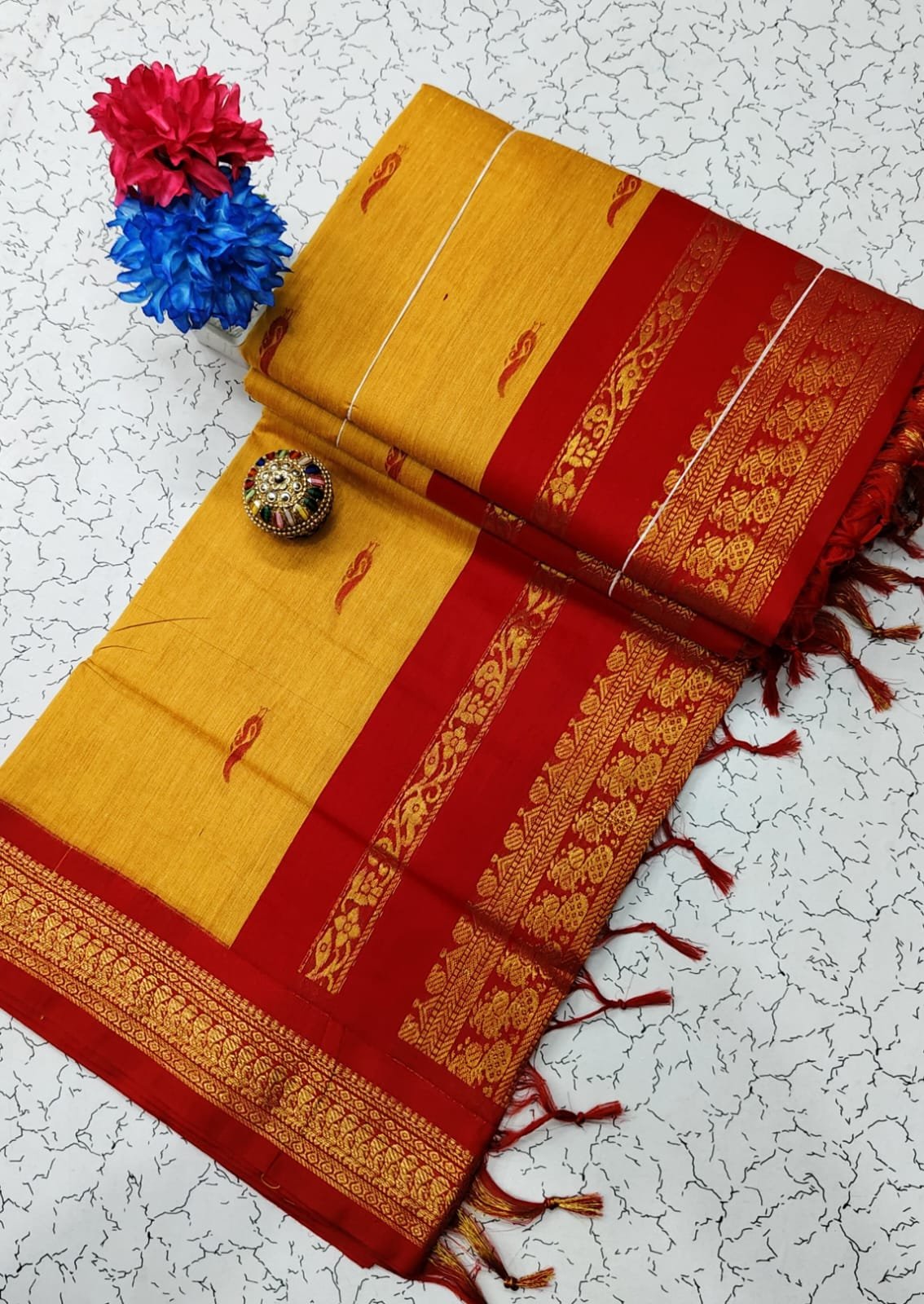 Kalyani Cotton Saree ( BUTTA) image 42