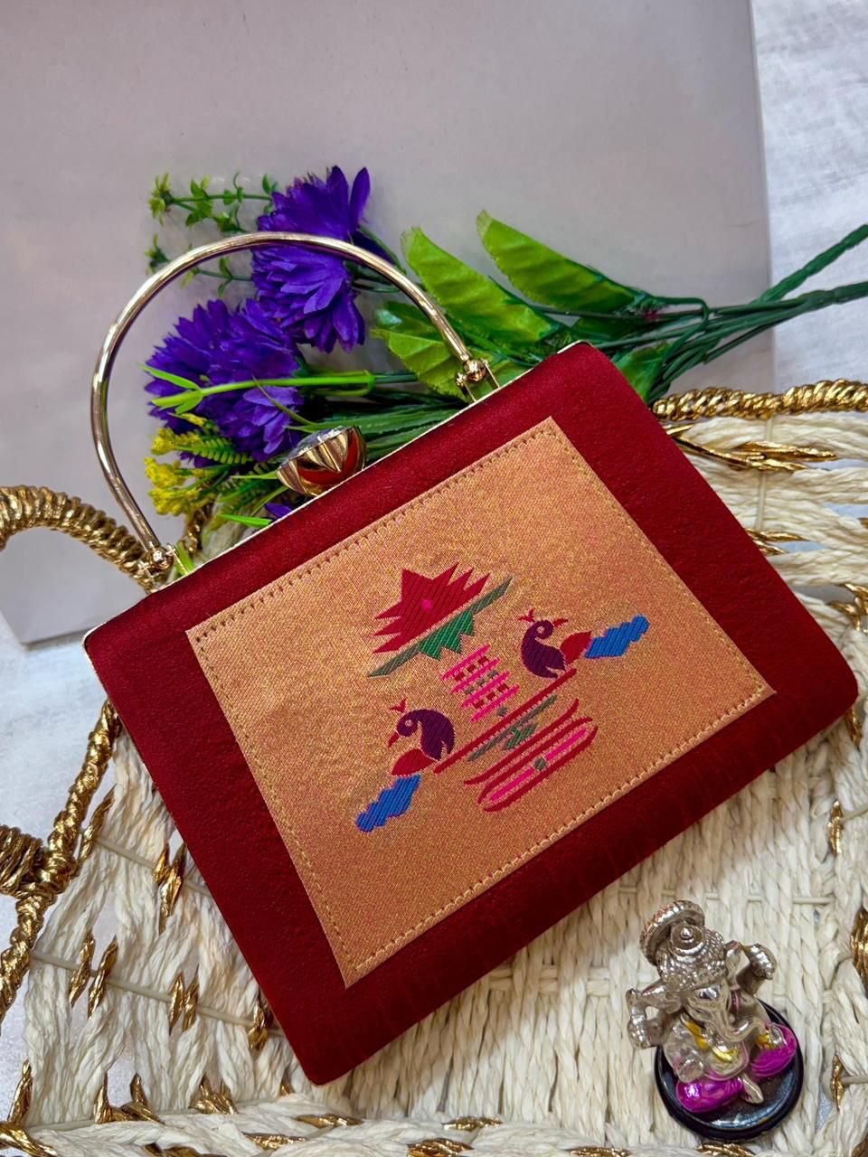 Paithani Clutch Design 2 image 5