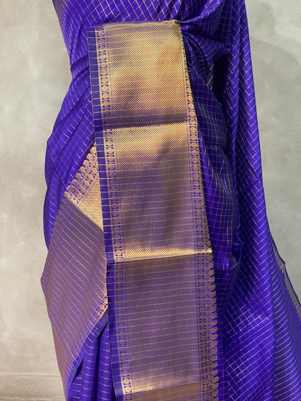 Party Wear Semi Kanchivaram Silk Sarees image 4