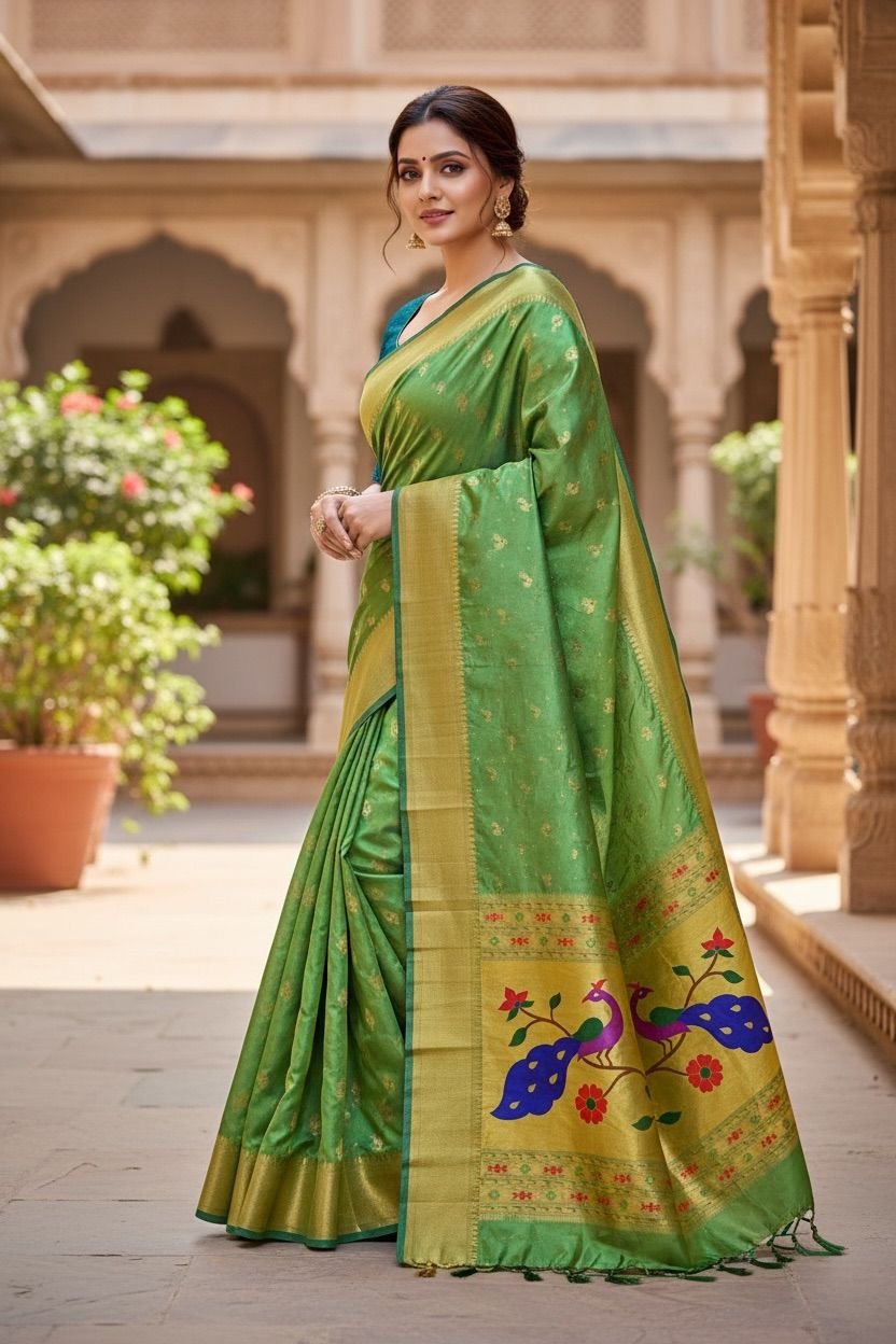 Tejasvi Muniyaa Paithani image 5