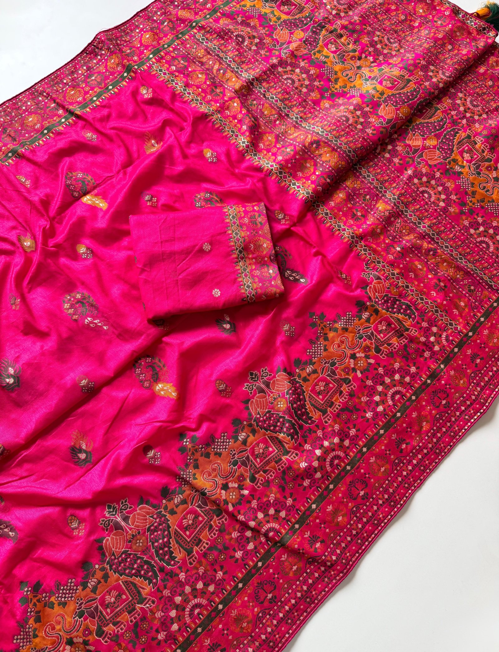 6 Rajwadi Pashmina saree image 10