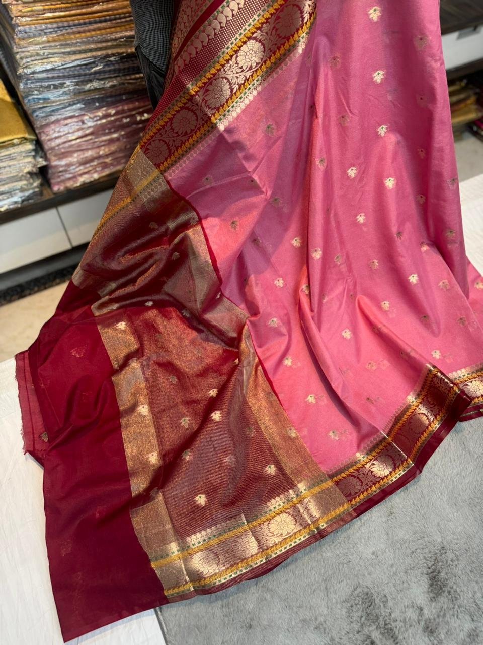 Banarasi Dybal Dupion Soft Silk image 5