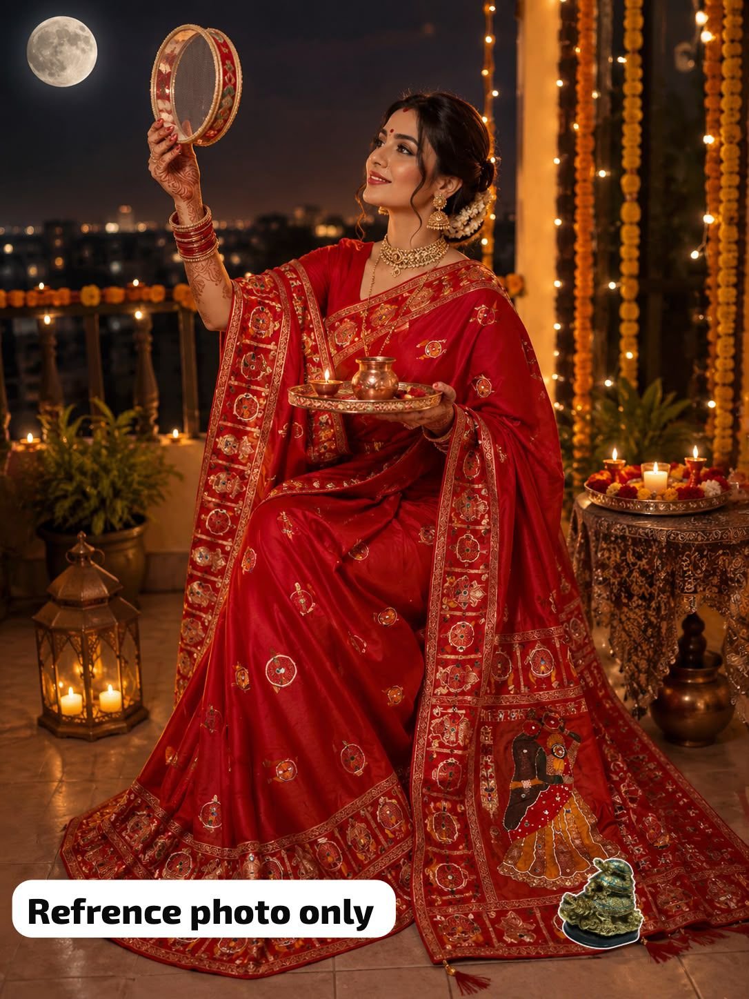 Karwachouth Teej Special Saree