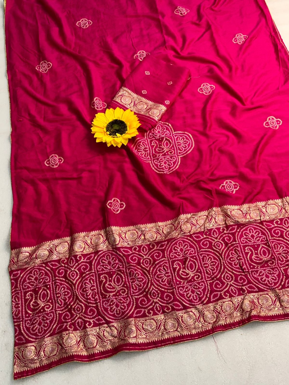 Premium Heavy Dola Silk Saree image 6