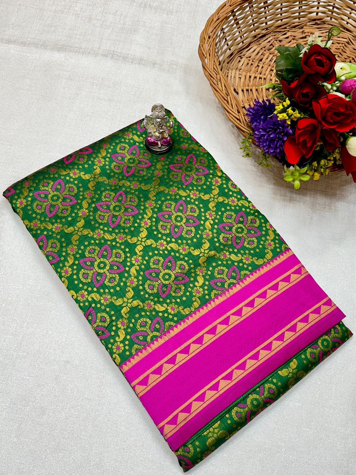 Rajasthani Bandhani Paithani image 10