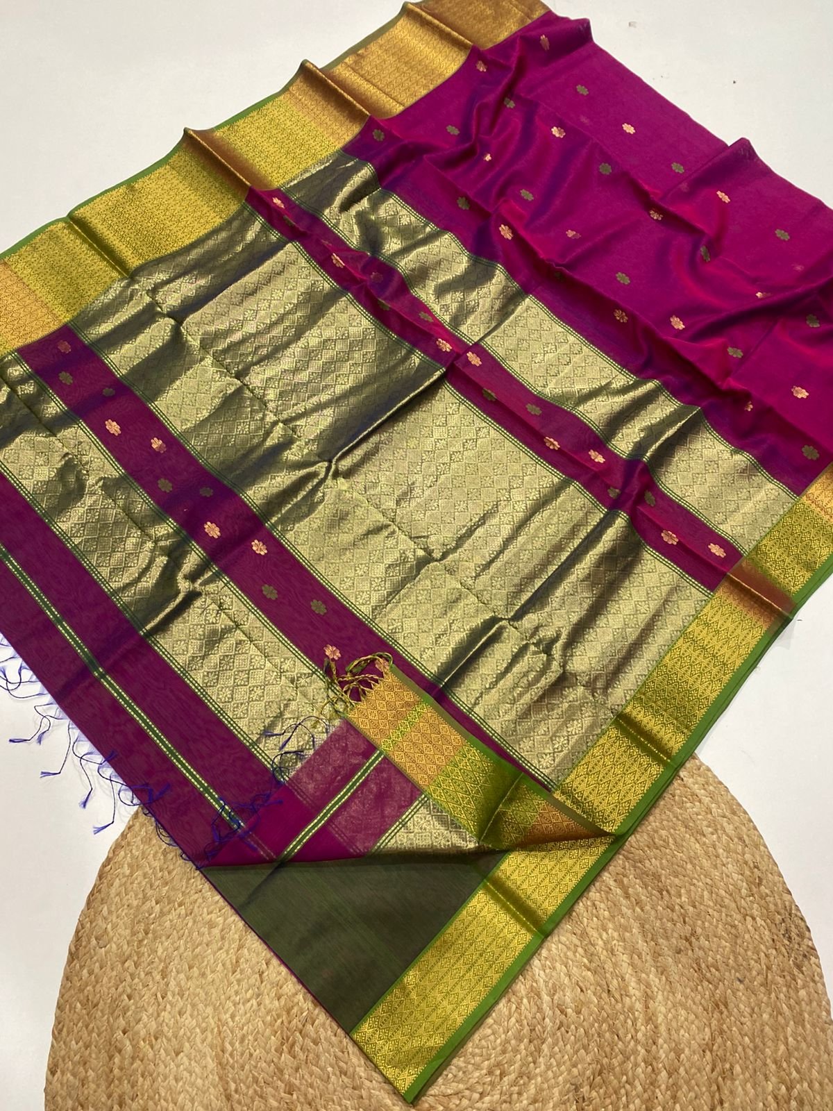 Maheshwari Rich Diamond Pallu image 7