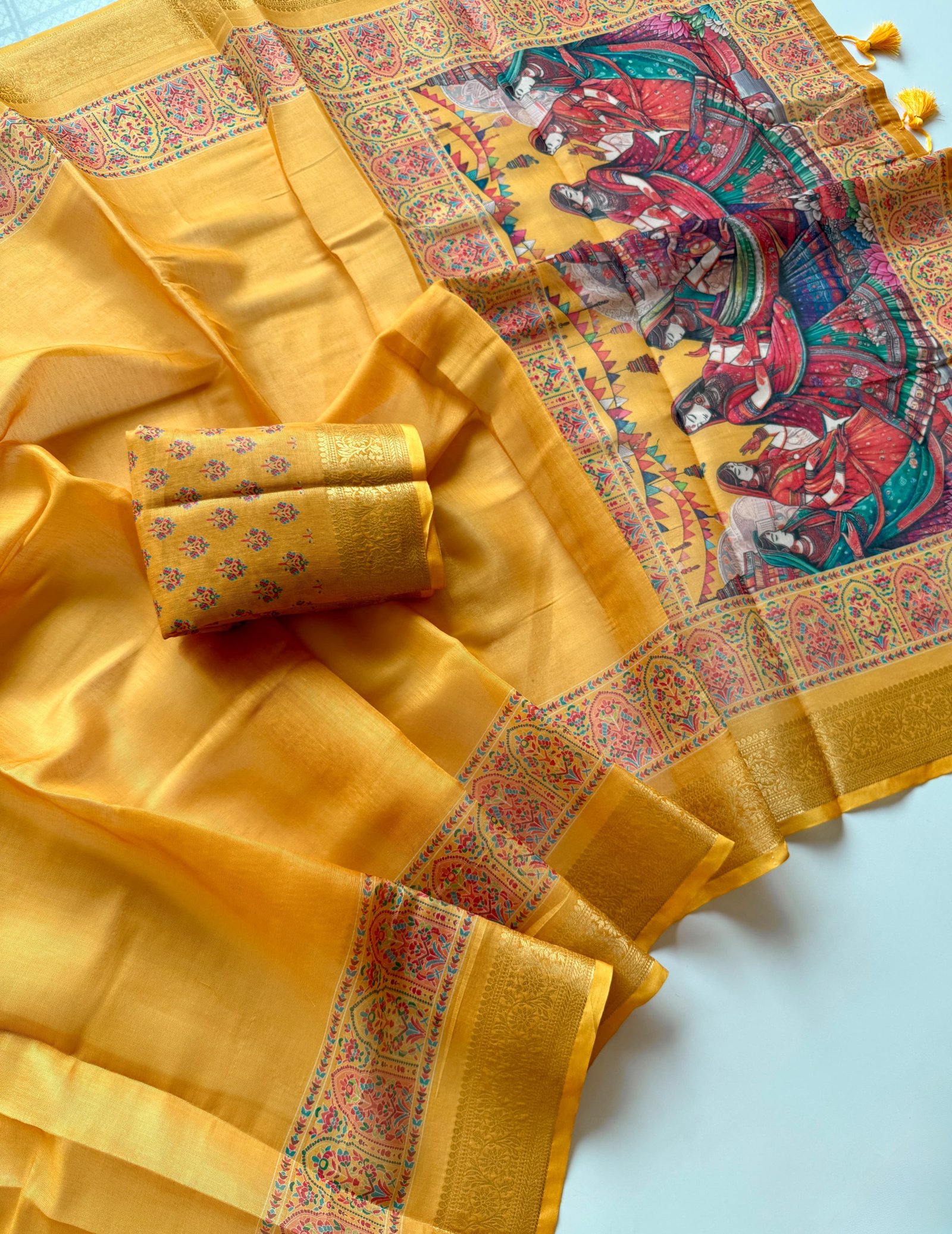 Pure Tissue Erod Silk Jaquard Weaving Saree image 18