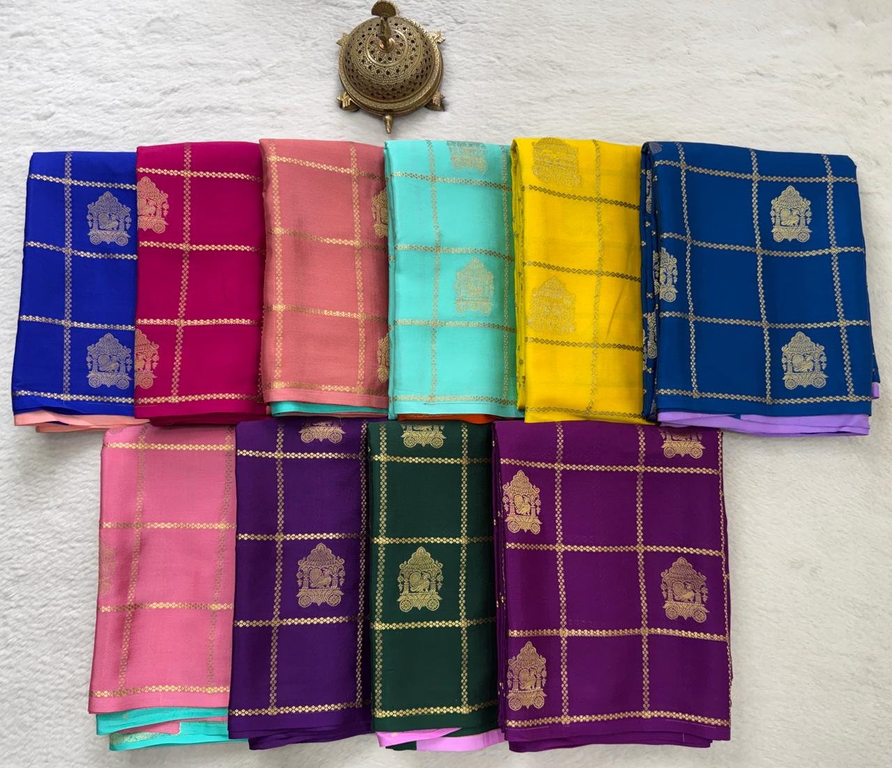 9 Pure Mysore Silk Sarees