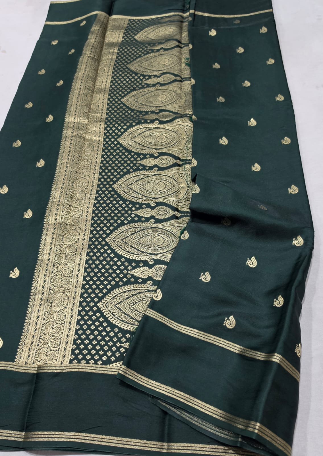 Premium Gajji silk sarees! Rich pallu image 3