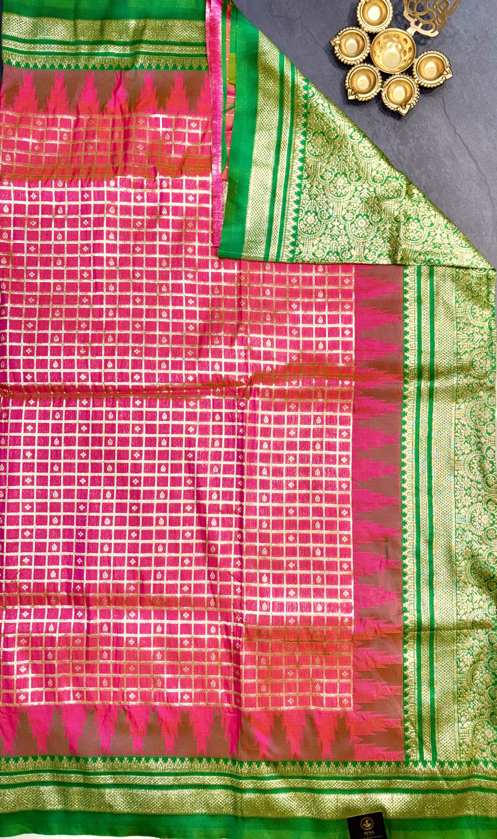 Bridal Semi Gadwal Sarees image 12