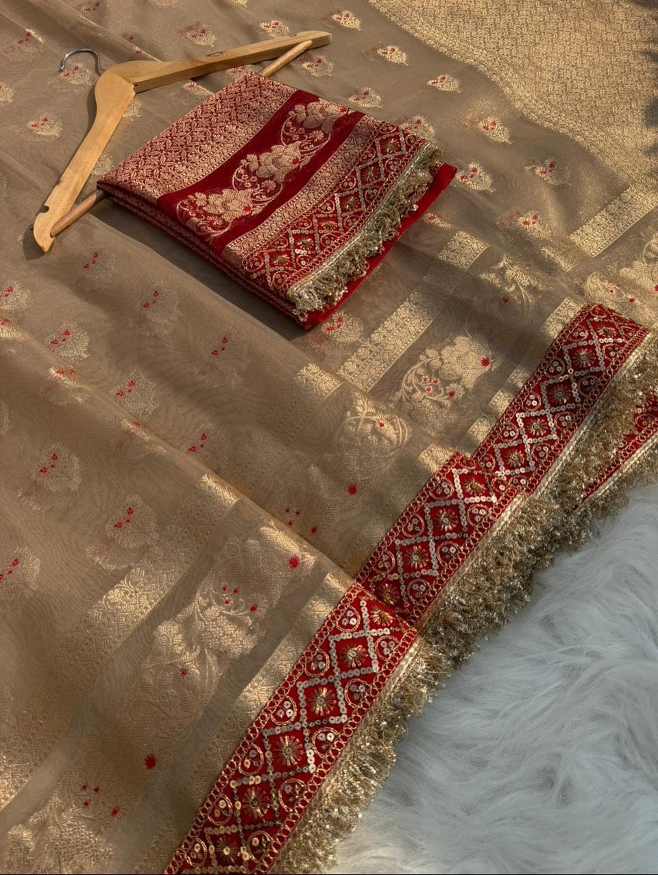 Banarasi Tissue Silk image 7