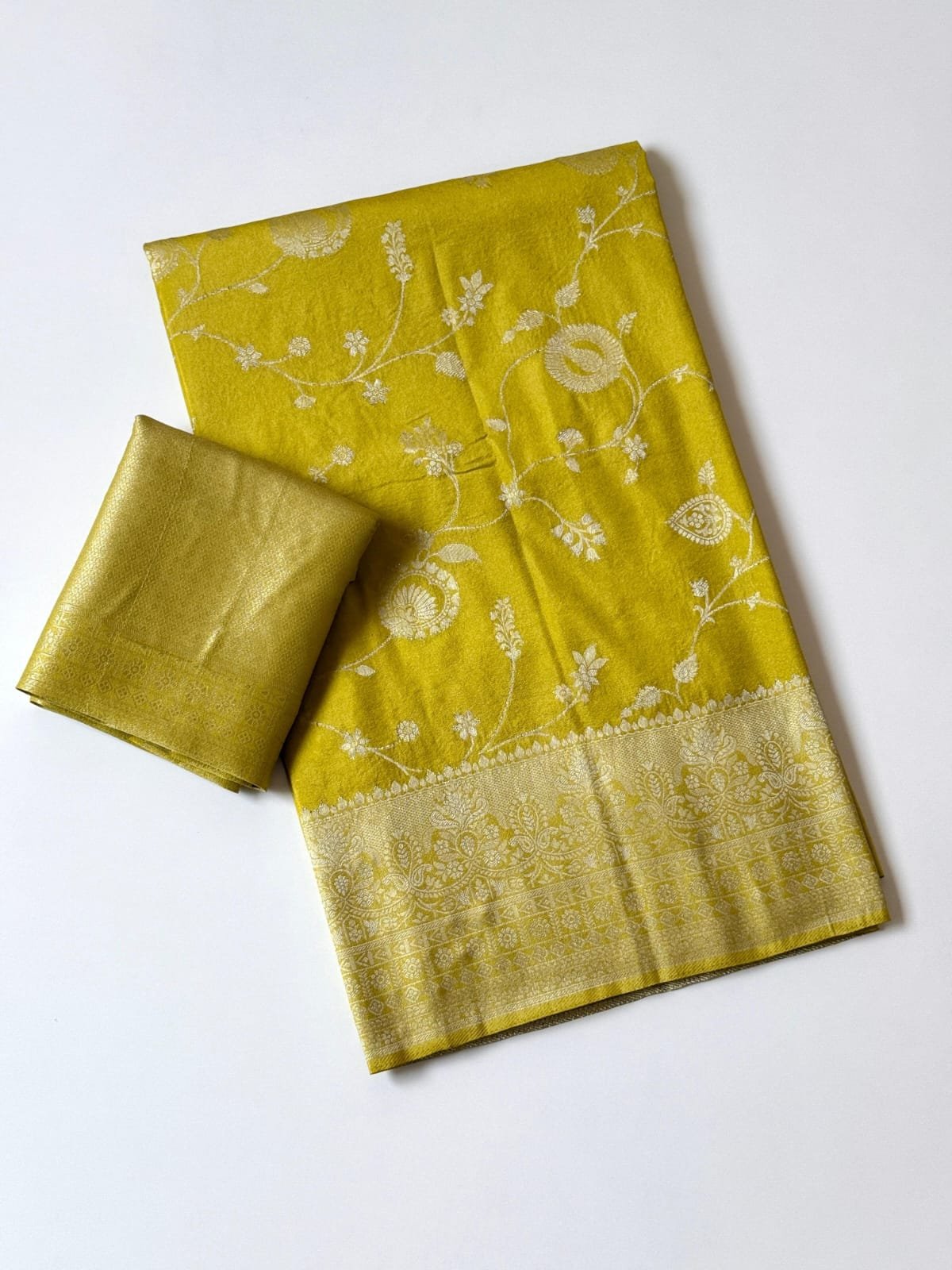Pure Khaddi Crep Georgette Jaqurad Weaving image 7