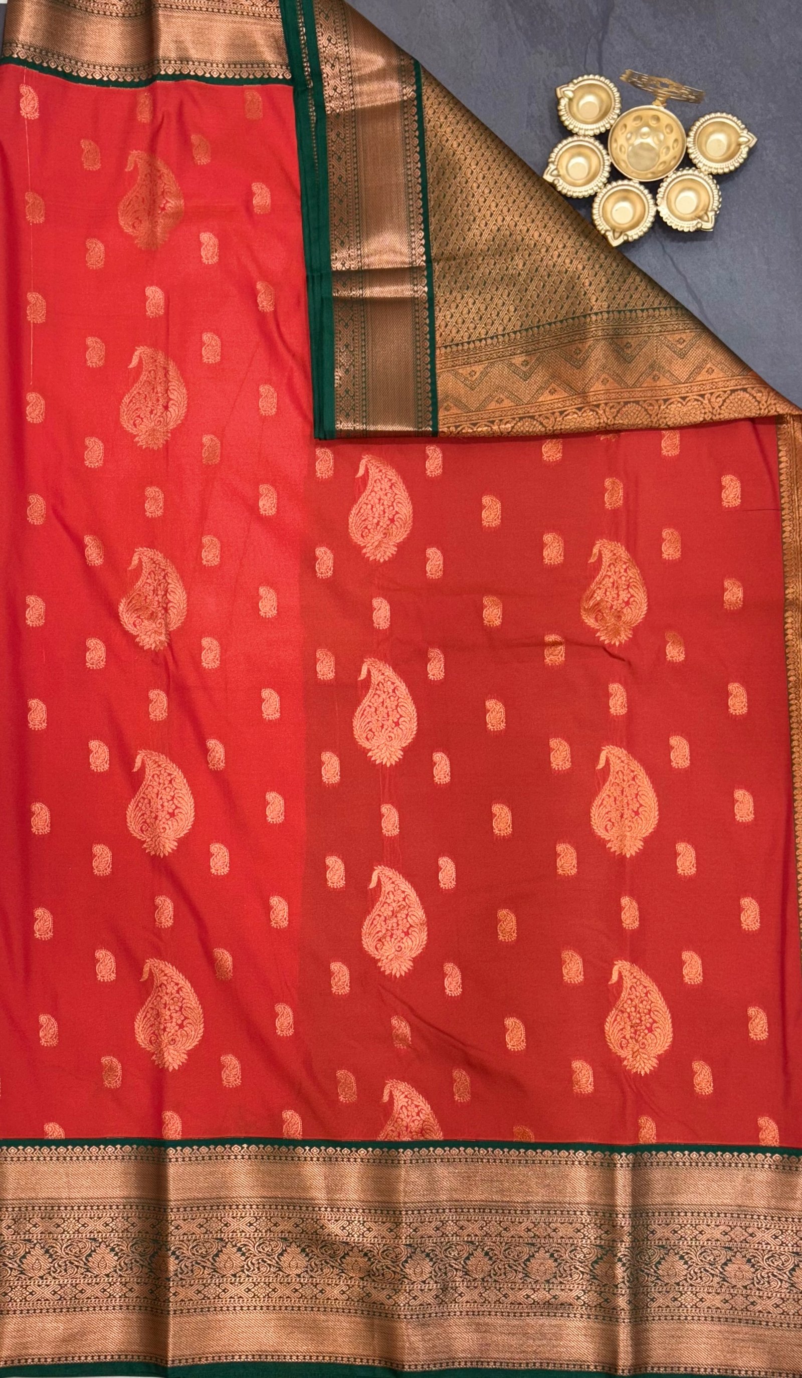 6 Korvai Kanchi Semi Silk Sarees image 3