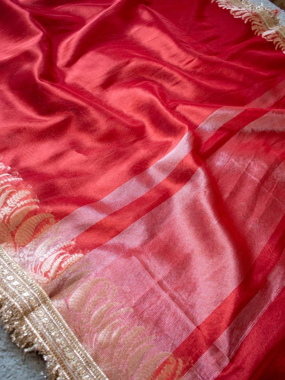 8 Banarasi Tissue Silk image 5