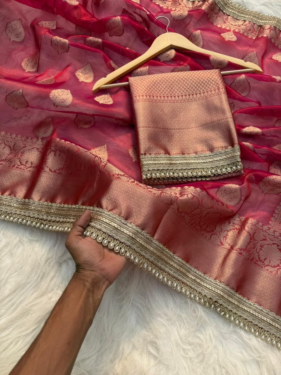 9 Banarasi Tissue Silk image 2