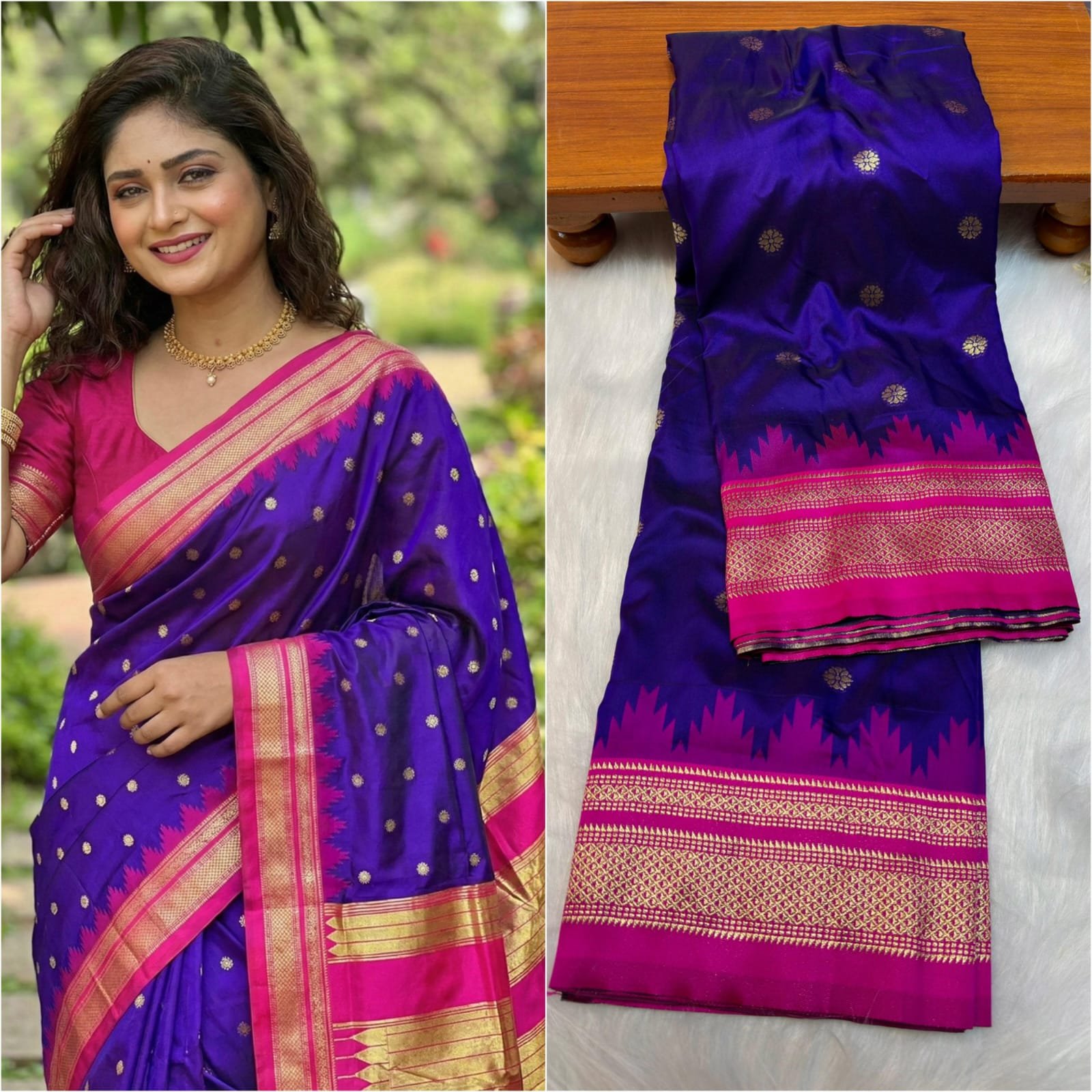 Traditional Erkal Paithani image 28