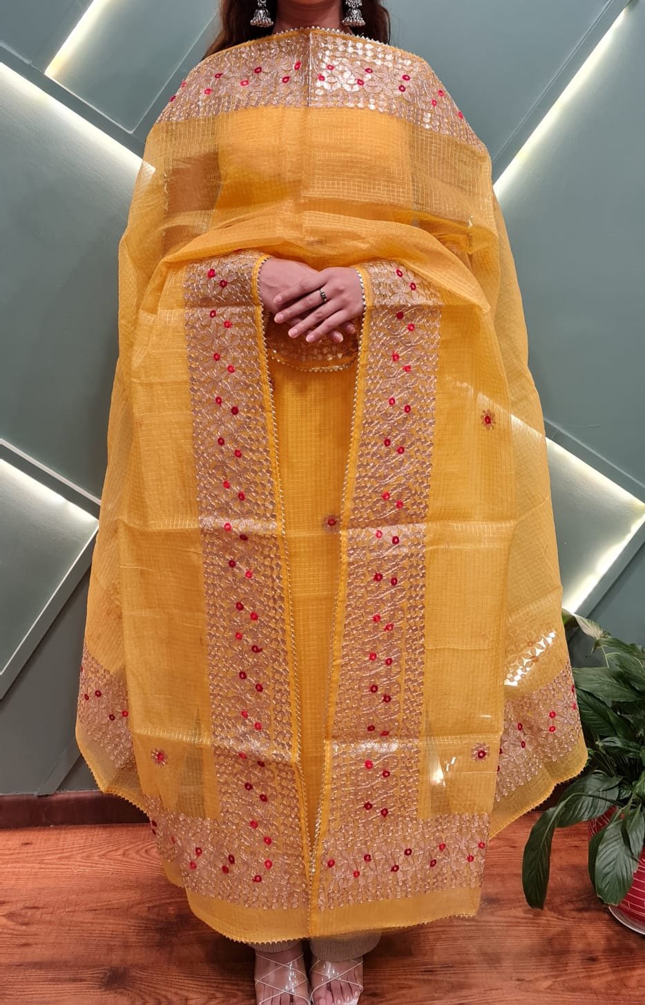 Premium Kota Doria Dress Material image 5