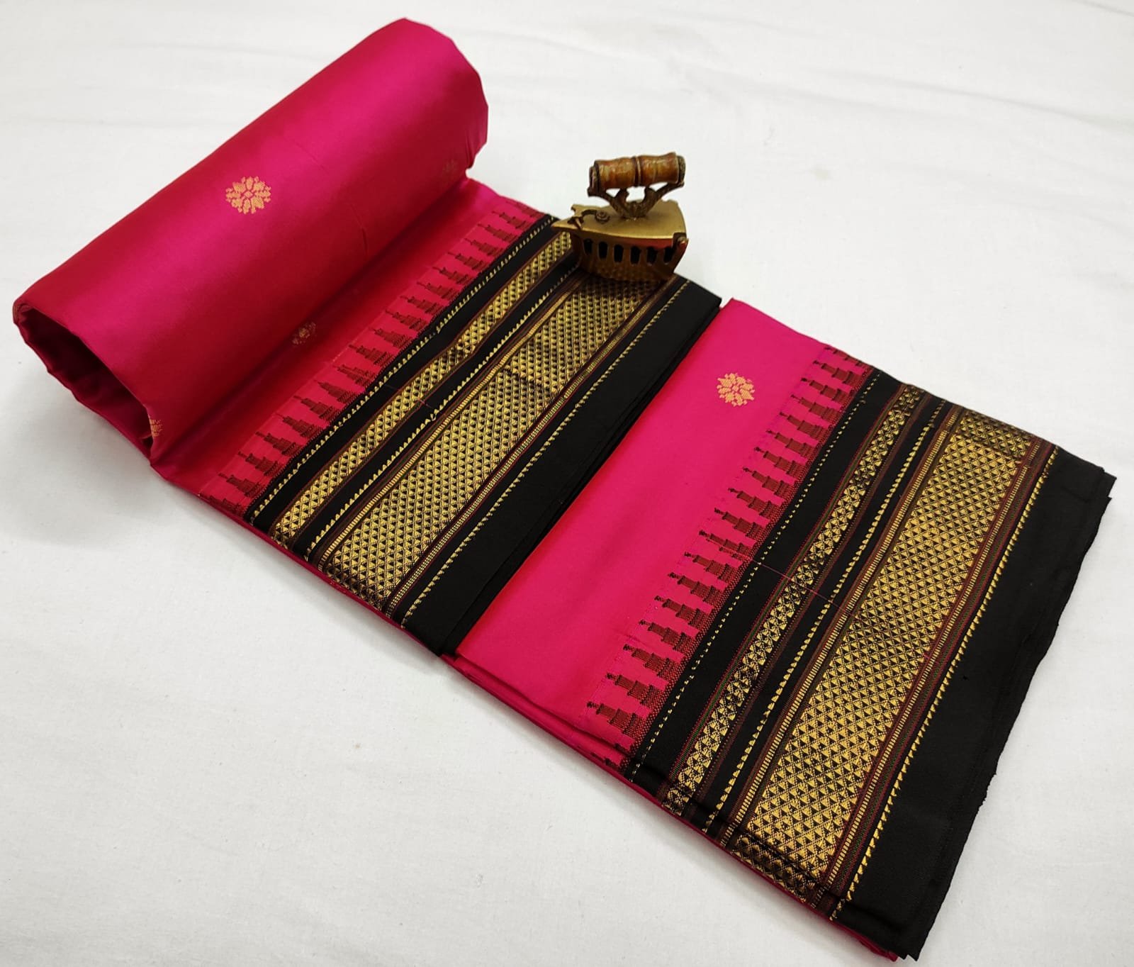 Chandrakor Paithani Pure Silk image 46
