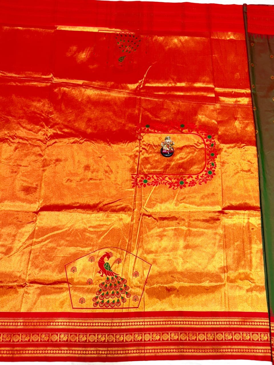 Half Silk South Indian Paithani image 16