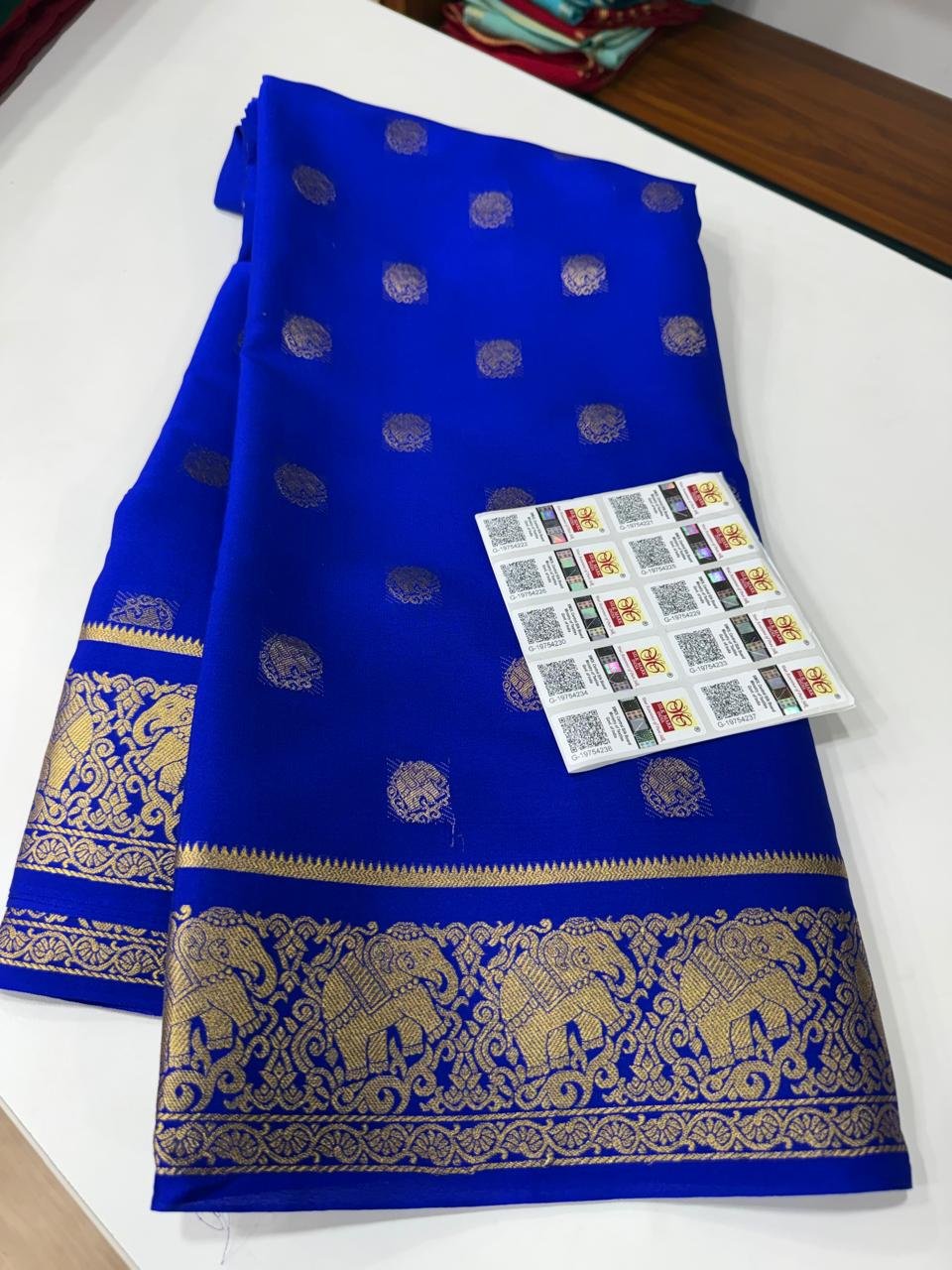 5 Pure Mysore Silk Sarees image 32