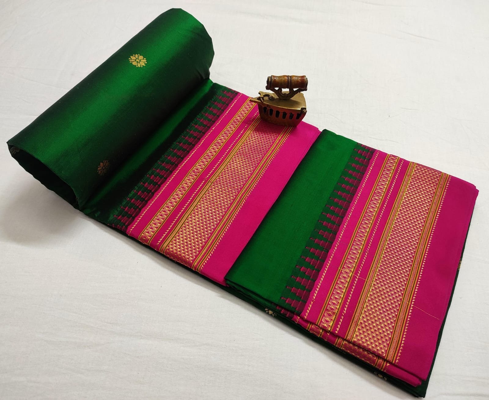 Chandrakor Paithani Pure Silk image 29