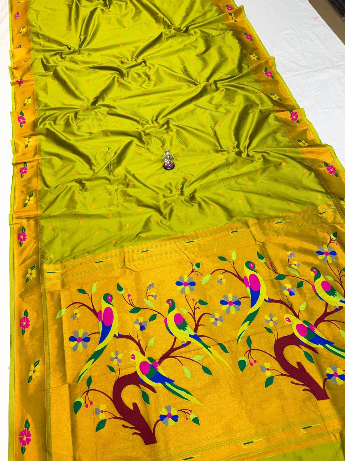Radika Brocade Paithani image 15
