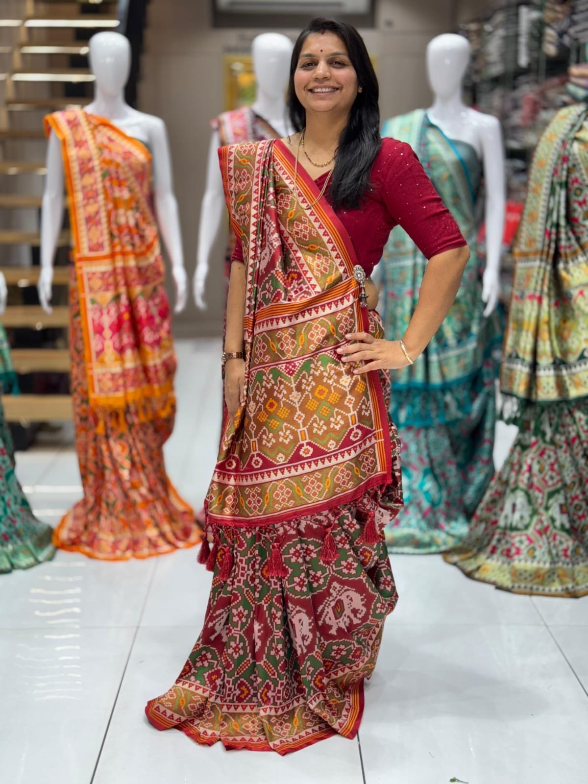 Moto Hathi Patan Patola Design image 7