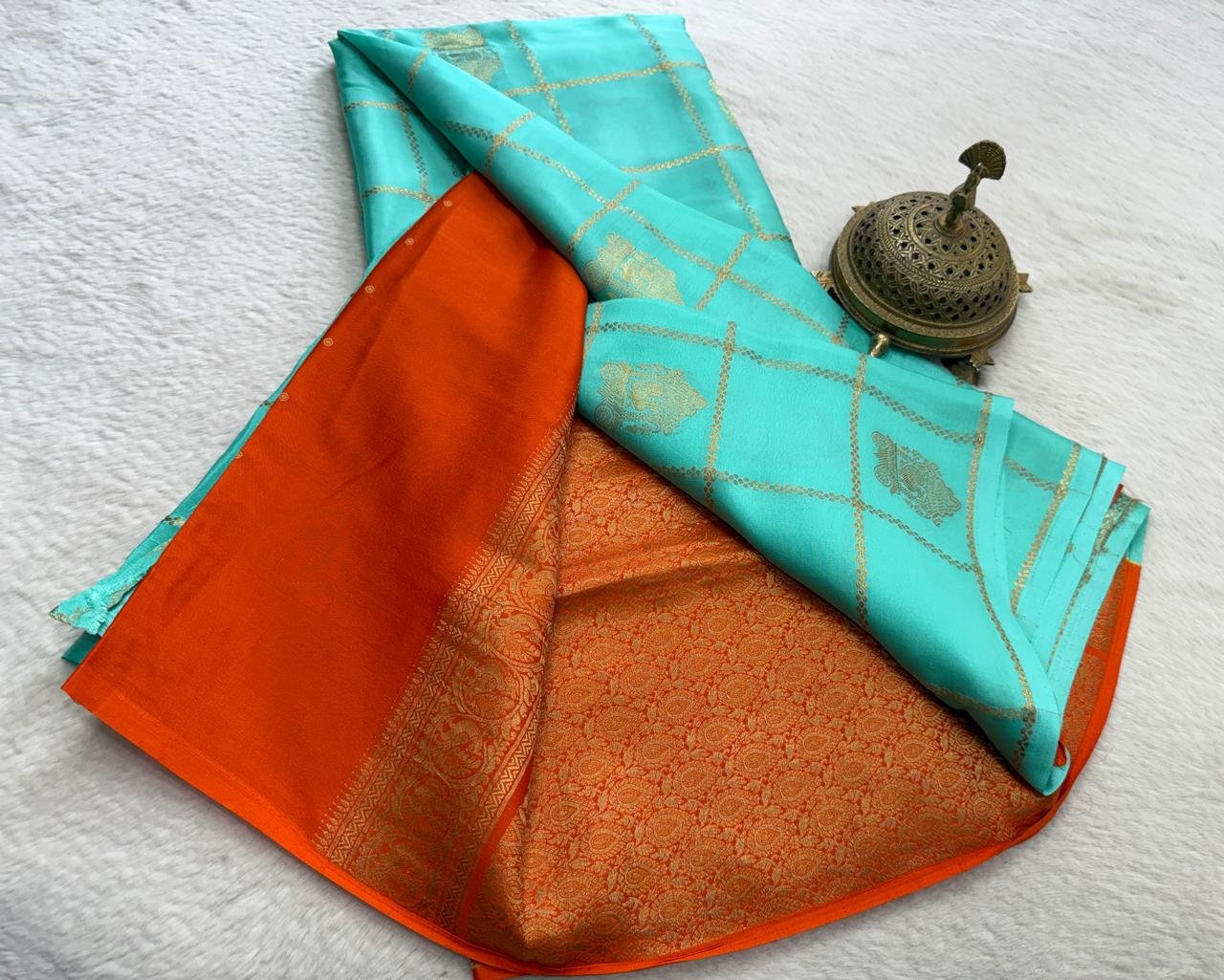 9 Pure Mysore Silk Sarees image 11