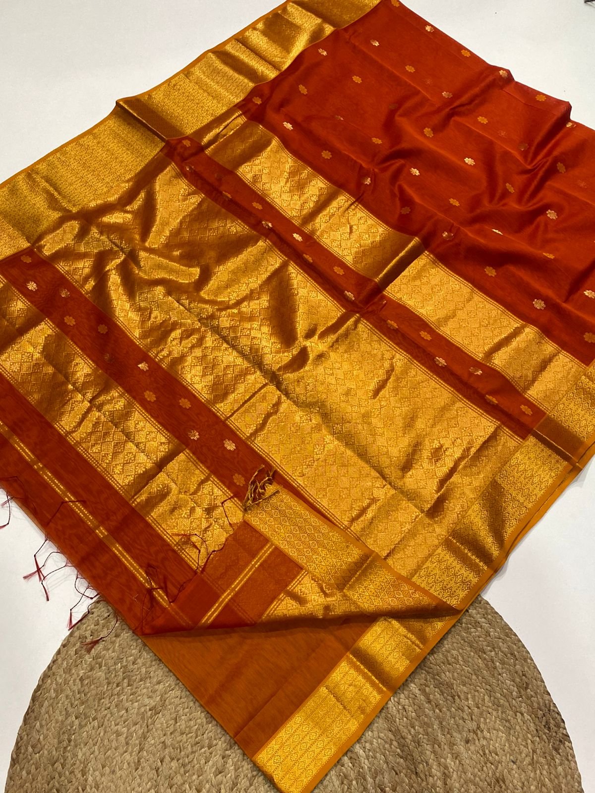 Maheshwari Rich Diamond Pallu image 11